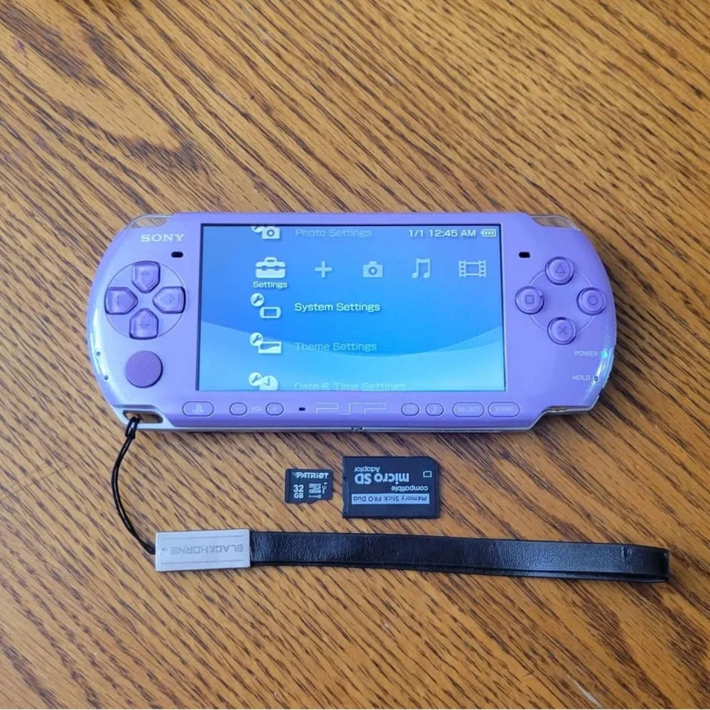 Sony Purple Handheld Gaming Console